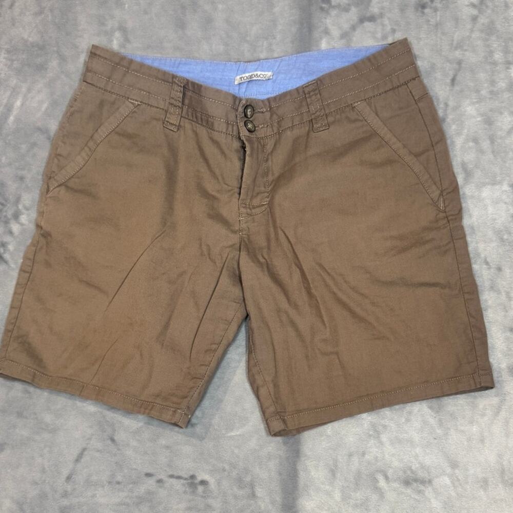 Toad & Co brown‎ shorts 4,cotton, preppy, coastal